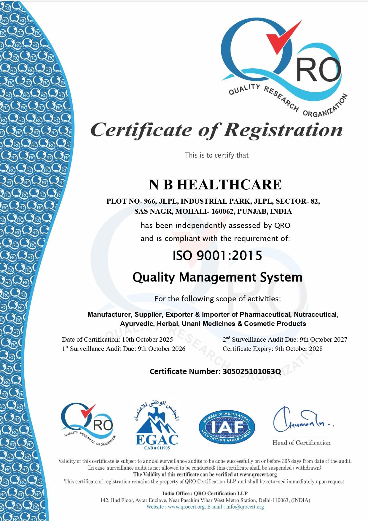 305025101063q - n b healthcare - iso 9001-2015_page-0001